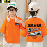 Kids Oversized Graphic Tee – Soft Cotton with Roomy Fit